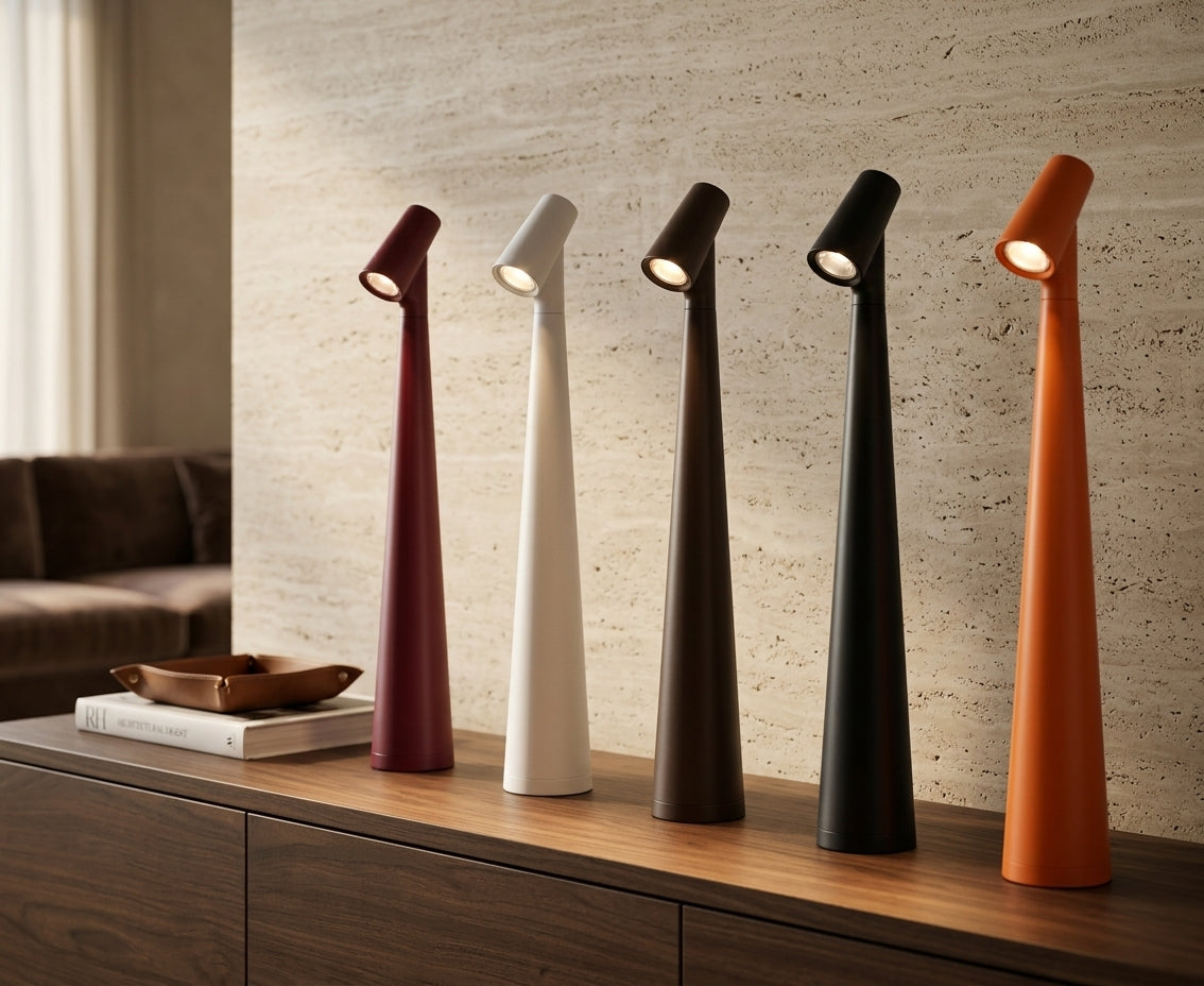 Luz de Noche USB con Sensor Táctil — Lámpara de Escritorio Antideslumbrante para Dormitorio, Viaje y Mesita de Noche