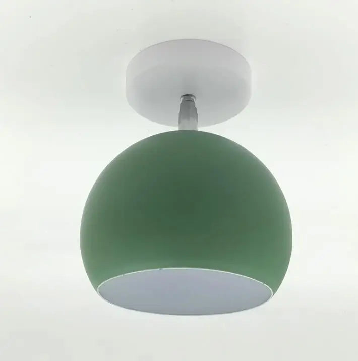 Lámpara de Techo Macaron Nórdica | Lámpara Redonda Moderna de Aluminio
