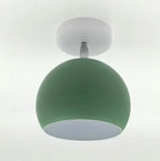 Lámpara de Techo Macaron Nórdica | Lámpara Redonda Moderna de Aluminio