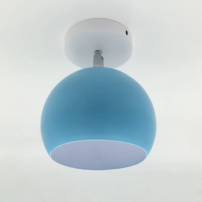 Lámpara de Techo Macaron Nórdica | Lámpara Redonda Moderna de Aluminio