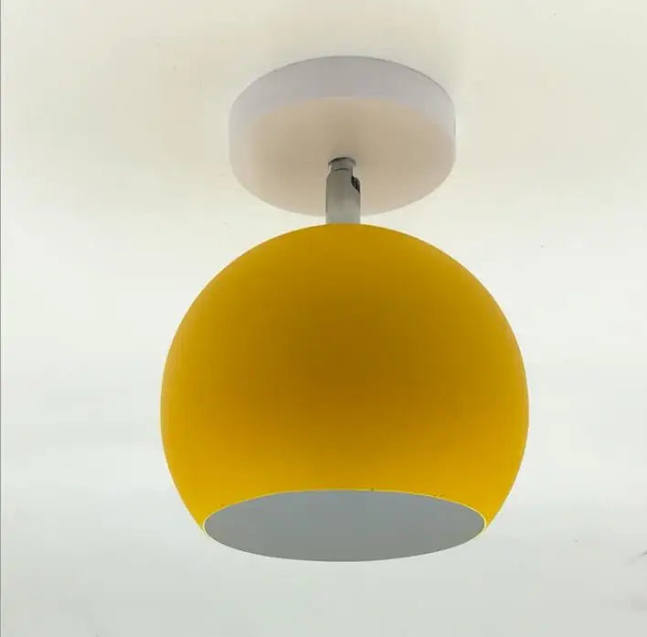 Lámpara de Techo Macaron Nórdica | Lámpara Redonda Moderna de Aluminio