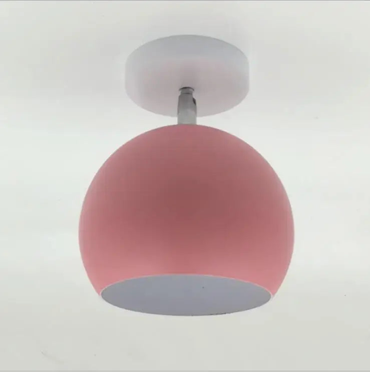 Lámpara de Techo Macaron Nórdica | Lámpara Redonda Moderna de Aluminio