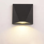 Lámpara de Pared LED Negra Moderna Aluminio