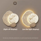 LumoClock | Reloj de Pared Grande y Moderno | Cuarzo Silencioso y Luz LED