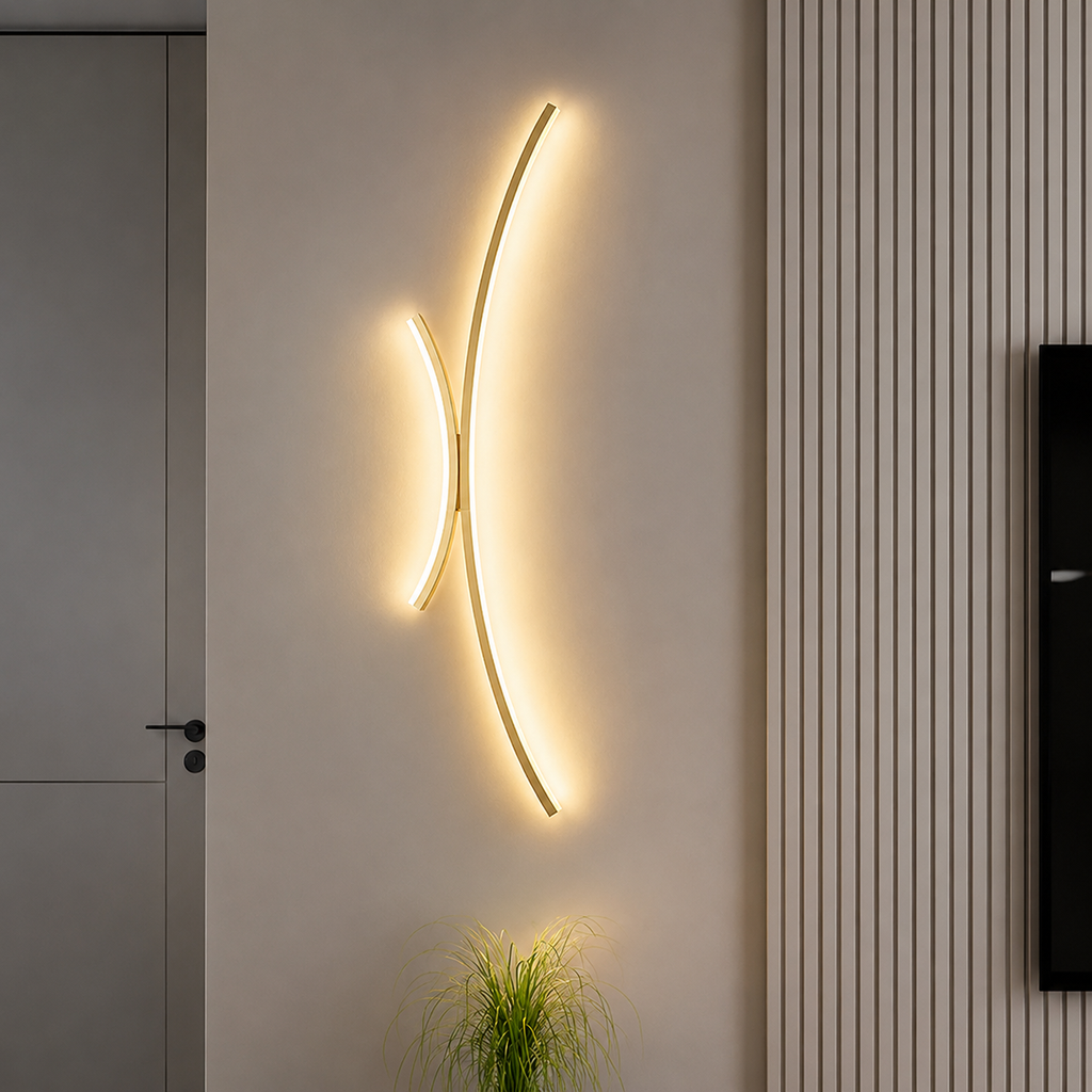 Lámpara de Pared LED Moderna | Aplique Lineal para Baño, Sala de Estar y Comedores