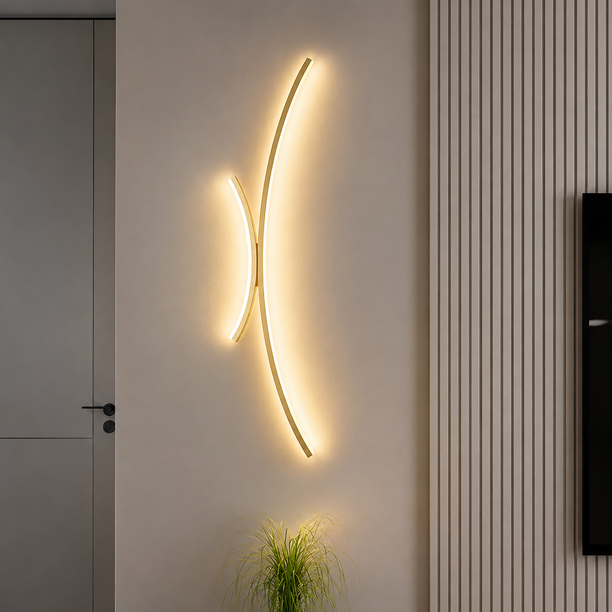 Lámpara de Pared LED Moderna | Aplique Lineal para Baño, Sala de Estar y Comedores
