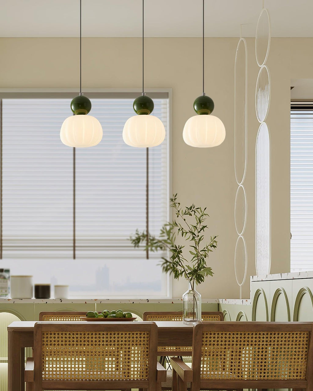 Lámpara Colgante Yedra | Diseño Orgánico Redondo en Acrílico