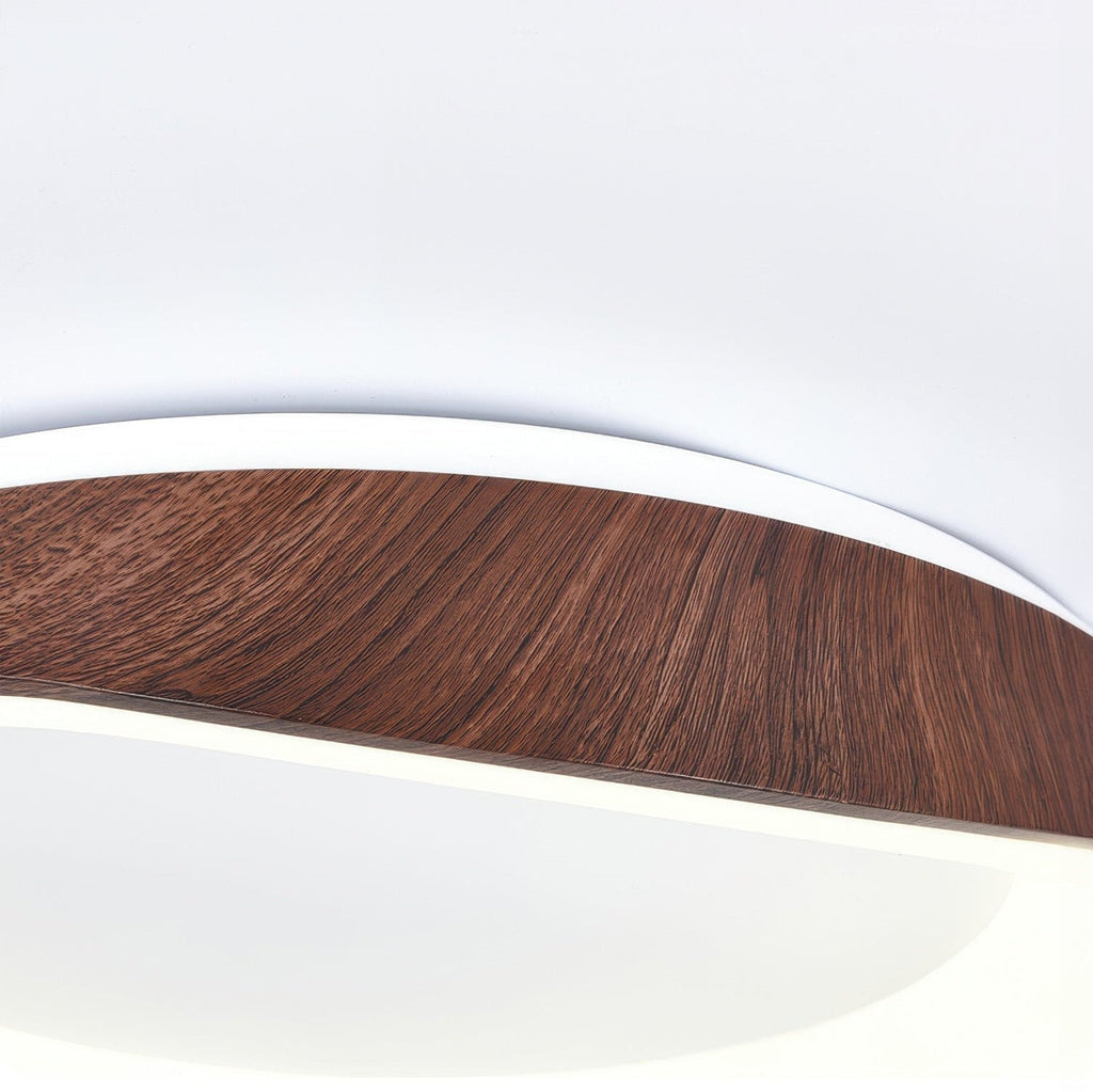 Lámpara de techo con veta de madera artística nórdica