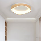 Lámpara de techo con veta de madera artística nórdica