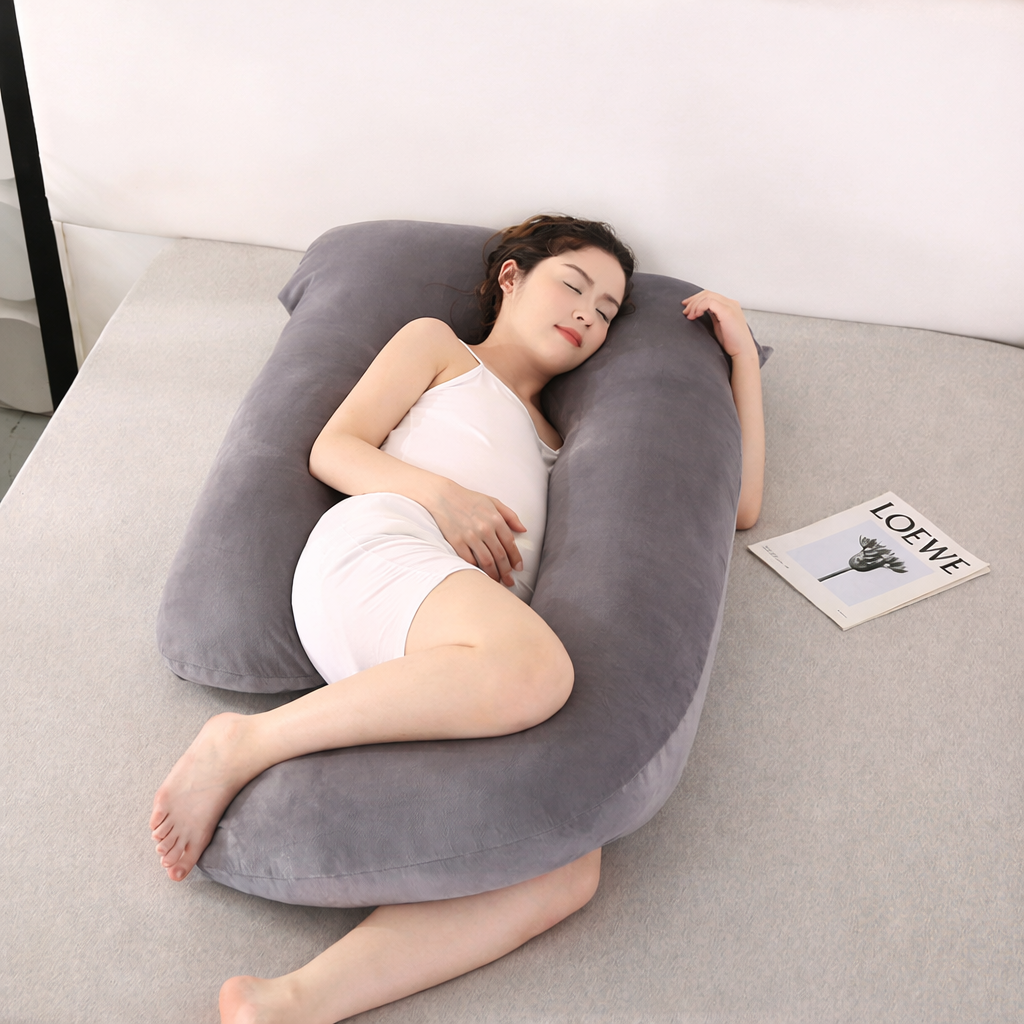 Almohada para embarazo Almohada corporal Cojín para dormir en forma de U
