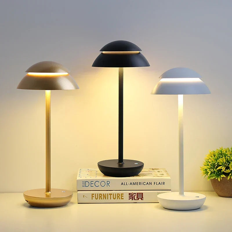 Lámpara de Mesa Recargable PowerLuxe | Iluminación Moderna Inalámbrica