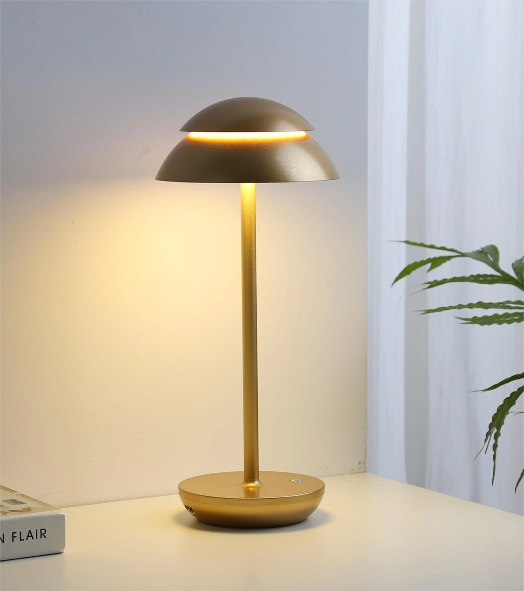 Lámpara de Mesa Recargable PowerLuxe | Iluminación Moderna Inalámbrica