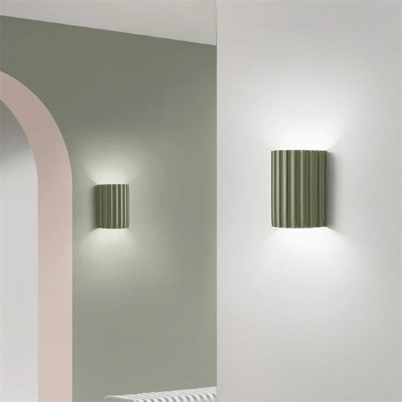 Lámpara de Pared de Resina Nórdica Moderna