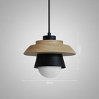 Lámpara Colgante de Madera Nórdica | Diseño Colorido de Macarón