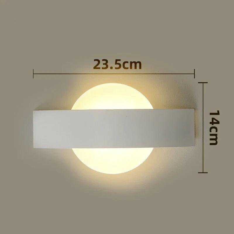 Lámpara de Pared Acrílica | Diseño Minimalista de Iluminación Ambiental