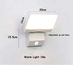 LumiFold Lámpara de Pared Exterior con Sensor