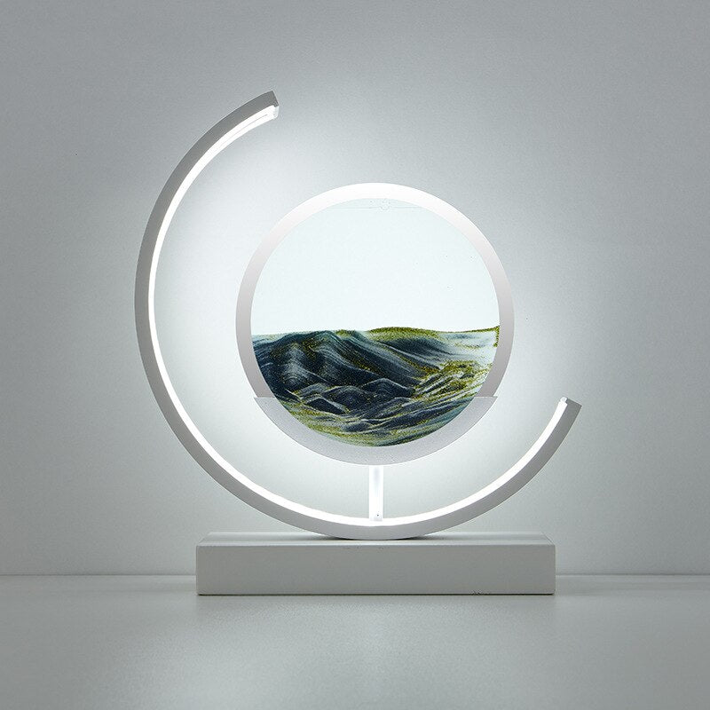 Sandlight - Lámpara de Mesa LED de Arena