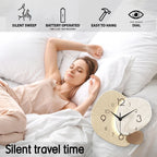 TempoStone | Reloj de Pared Moderno y Simple | Diseño Silencioso de Cuarzo