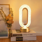 Stellora - Lámpara Nocturna LED de Cristal 3D