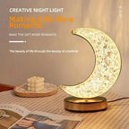 Stellora - Lámpara Nocturna LED de Cristal 3D