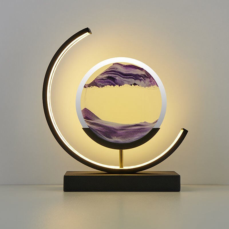Sandlight - Lámpara de Mesa LED de Arena