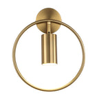 Lámpara de Pared Halo | Diseño Minimalista Nórdico en Oro