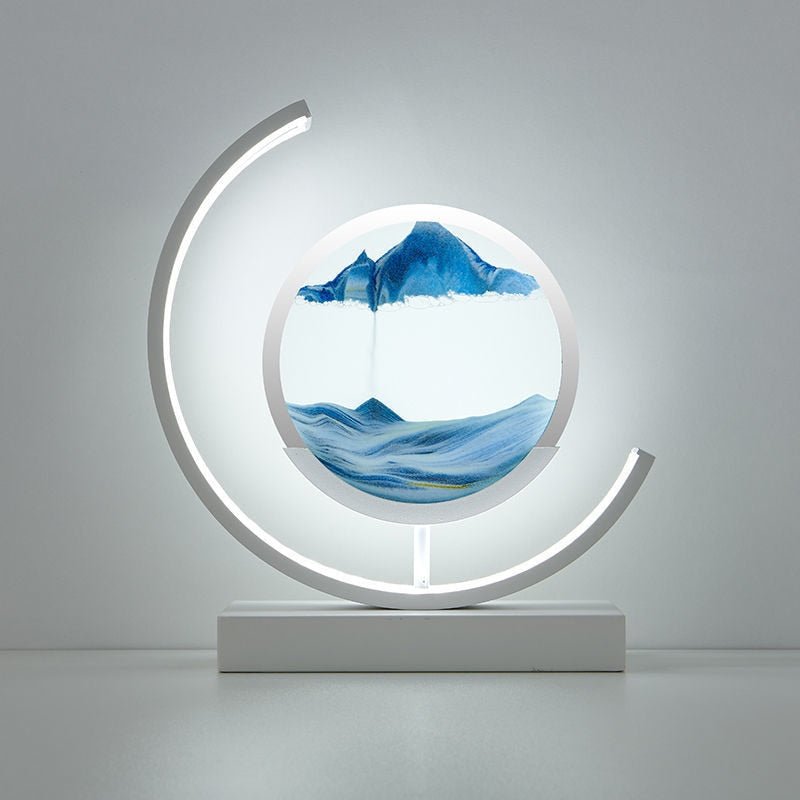 Sandlight - Lámpara de Mesa LED de Arena