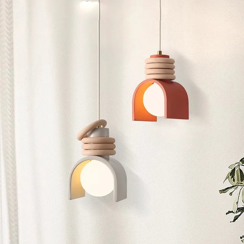 Lámpara Colgante Wabi-Sabi Minimalista Japonesa