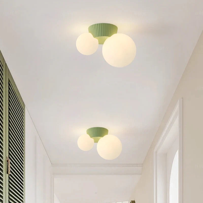 Luz de Techo Luméa | Diseño Moderno Francés de Doble Globo