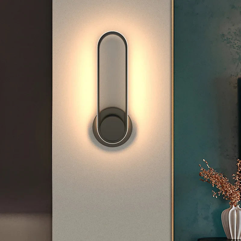 Lámpara de Pared LED Moderna | Aplique de Aluminio Giratorio 330°