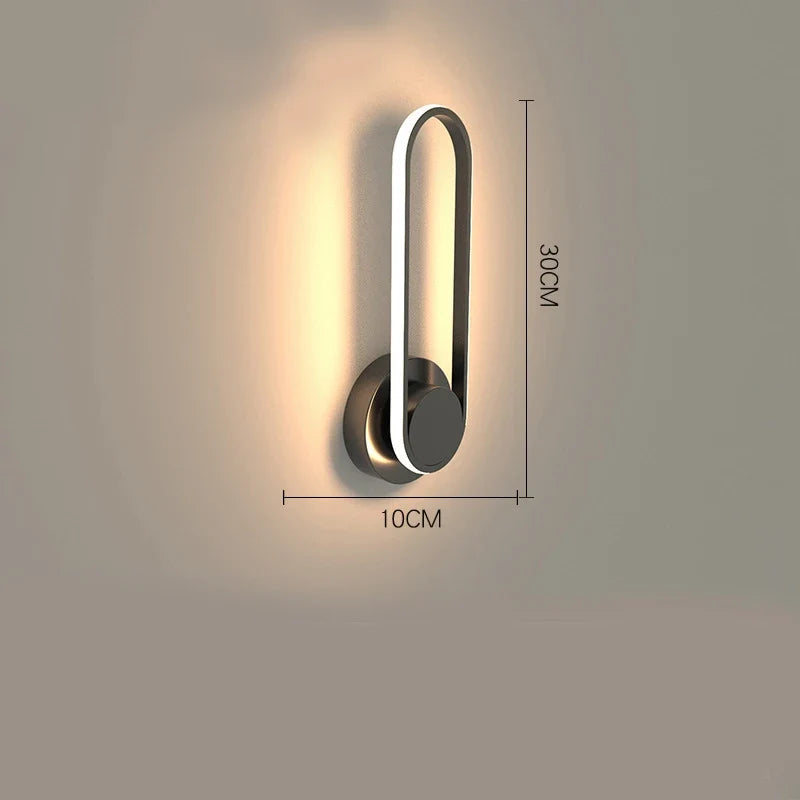 Lámpara de Pared LED Moderna | Aplique de Aluminio Giratorio 330°