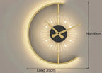Reloj de Pared Lunaris | Aplique LED Posmoderno