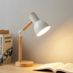 Lámpara de Escritorio de Madera Nórdica LED