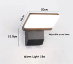 LumiFold Lámpara de Pared Exterior con Sensor