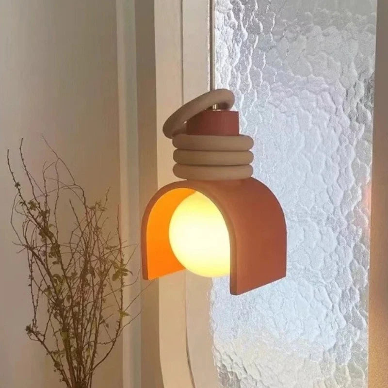 Lámpara Colgante Wabi-Sabi Minimalista Japonesa