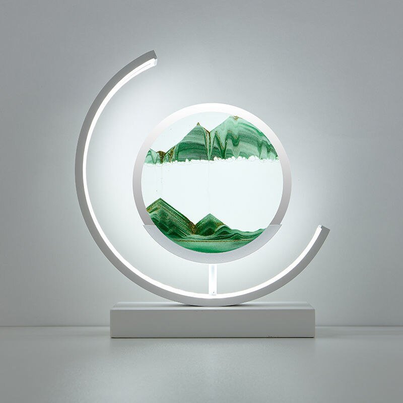 Sandlight - Lámpara de Mesa LED de Arena