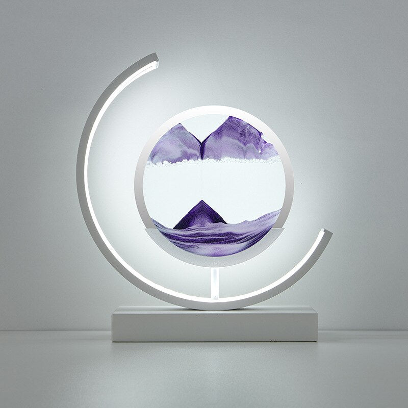 Sandlight - Lámpara de Mesa LED de Arena