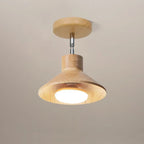 Lámpara de Techo NordicWood | Diseño Cónico de Madera Natural