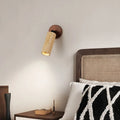 Lámpara de Pared Huangdong | Luz Wabi-Sabi de Travertino y Madera