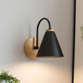 Nordic Beam | Lámpara de pared escandinava de madera y hierro