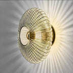 Aplique de Pared de Vidrio Vintage Nórdico