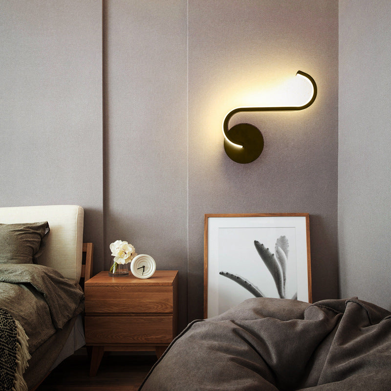 Luz de Pared LED Curves Line | Diseño Moderno Minimalista en Arco