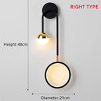 Lámpara de Pared Orbis | Diseño Nórdico Moderno con LED