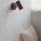 Lámpara de Pared Arlo | Foco LED Retro Nogal