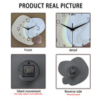 TempoStone | Reloj de Pared Moderno y Simple | Diseño Silencioso de Cuarzo