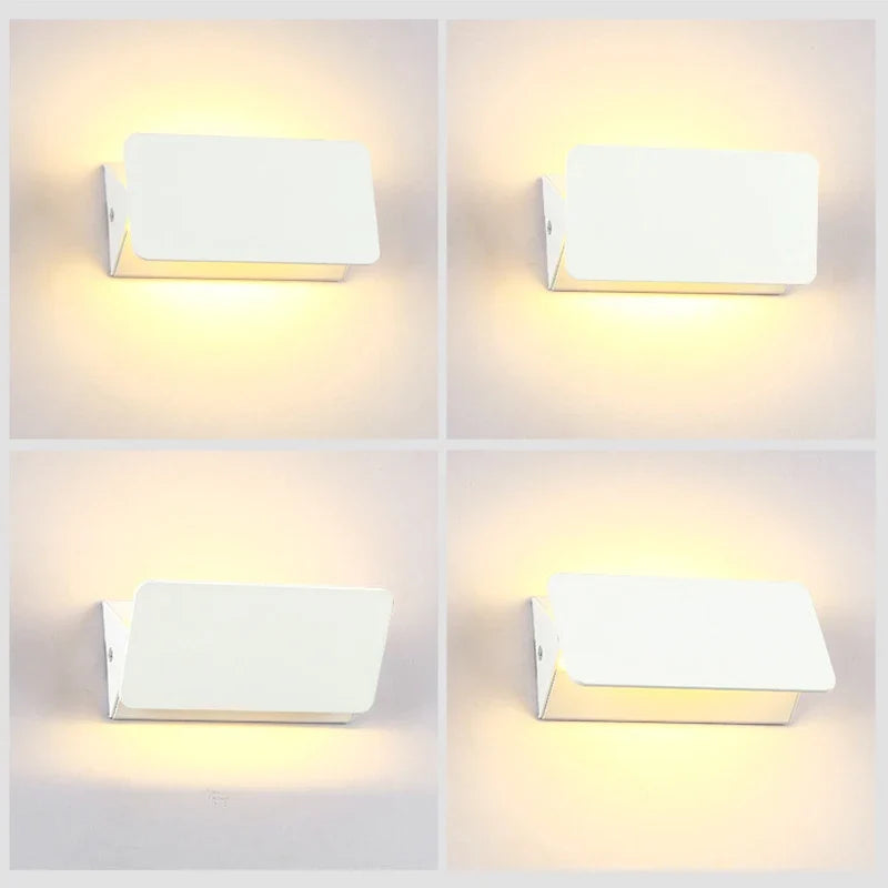 Lámpara de Pared LED Moderna | Lámpara de Brazo Móvil de Aluminio Minimalista
