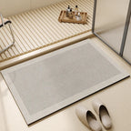 Alfombrilla de baño superabsorbente | Alfombrilla de suelo para baño antideslizante y de secado rápido
