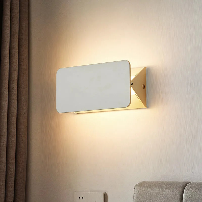 Lámpara de Pared LED Moderna | Lámpara de Brazo Móvil de Aluminio Minimalista