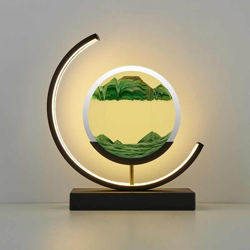 Sandlight - Lámpara de Mesa LED de Arena