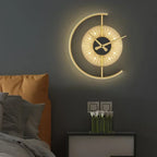 Reloj de Pared Lunaris | Aplique LED Posmoderno
